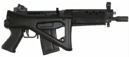 arme d'épaule à crosse amovible